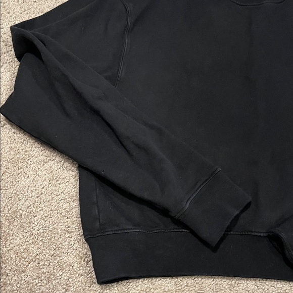 Good American Women’s Black Boyfriend Crewneck Sweatshirt - Picture 5 of 7